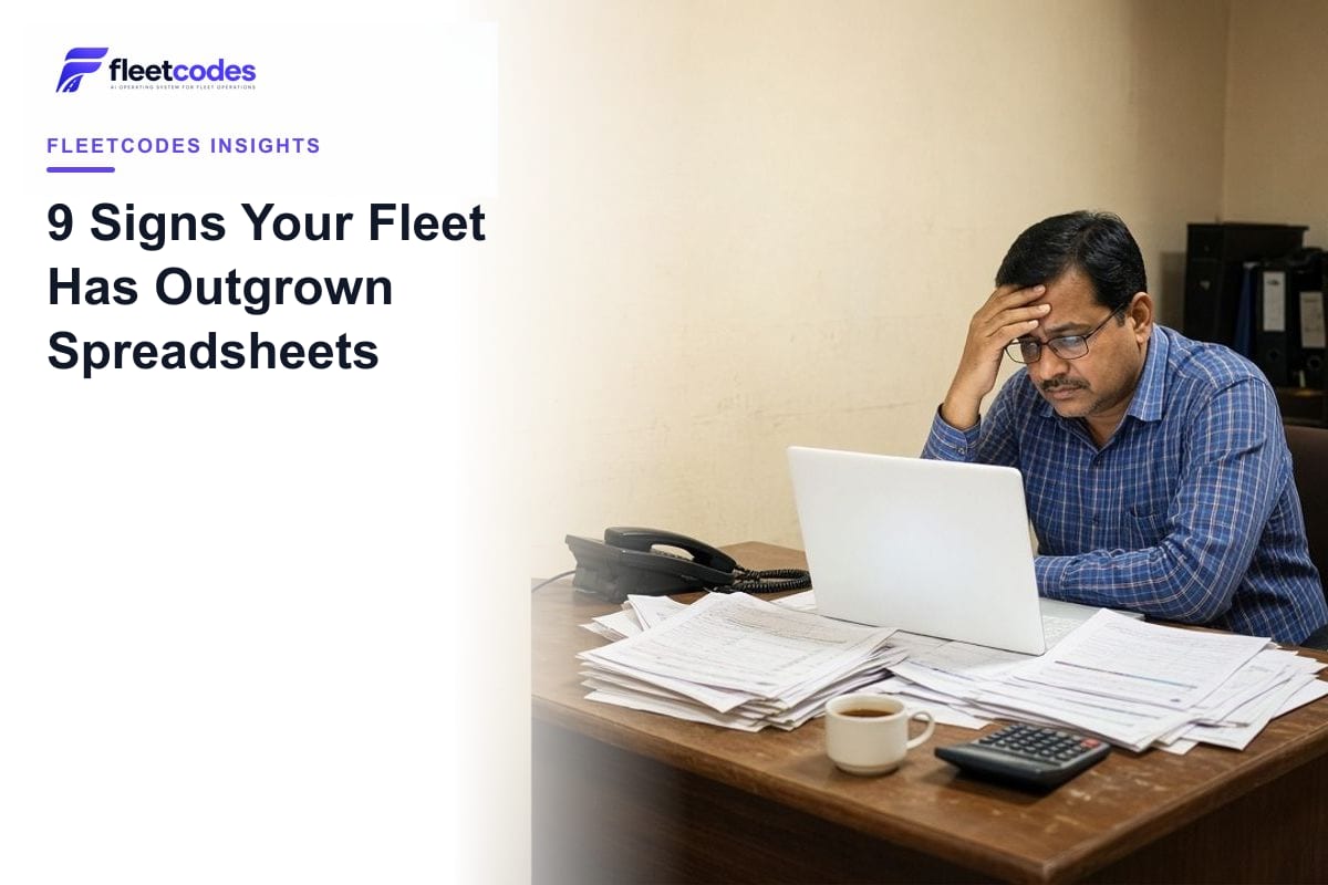 9 Signs Your Fleet Has Outgrown Spreadsheets