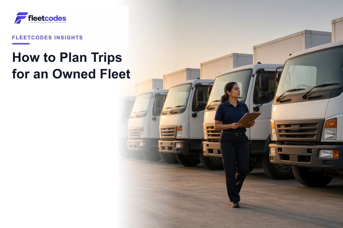 How to Plan Trips for an Owned Fleet
