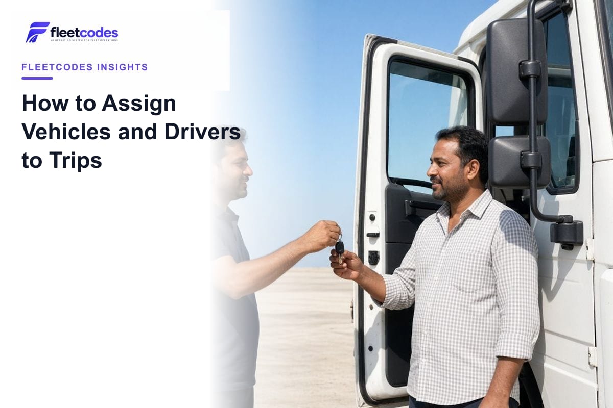 How to Assign Vehicles and Drivers to Trips