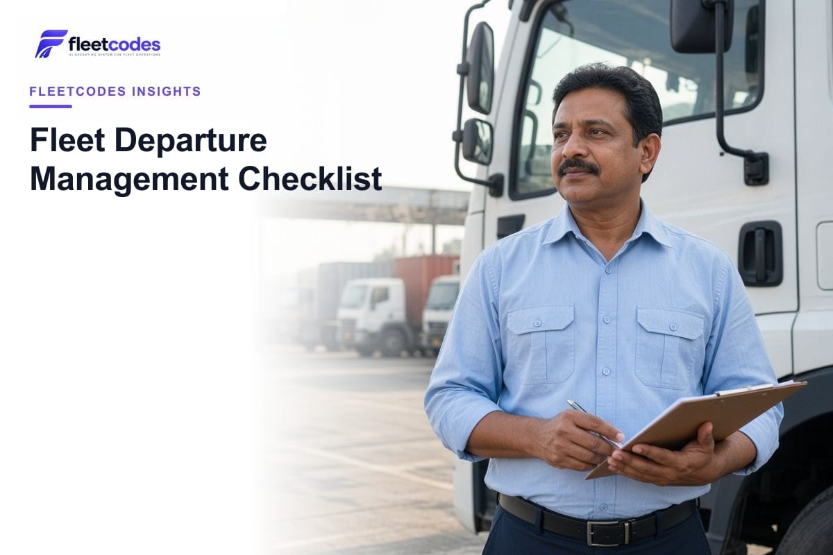 Fleet Departure Management Checklist