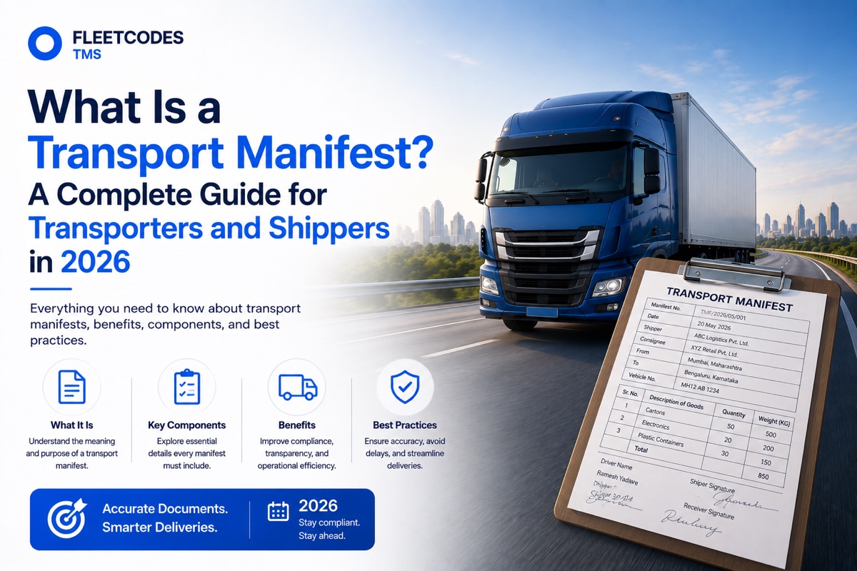 What Is a Transport Manifest? A Complete Guide for Transporters and Shippers in 2026