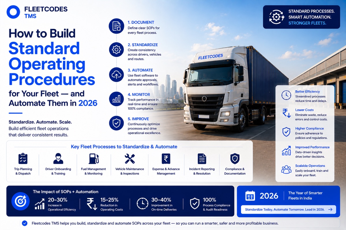How to Build Standard Operating Procedures for Your Fleet — and Automate Them in 2026