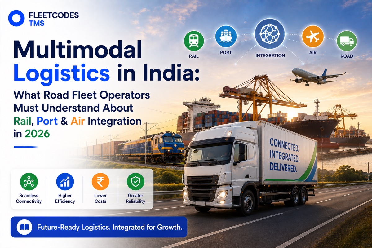 Multimodal Logistics in India: What Road Fleet Operators Must Understand About Rail, Port & Air Integration in 2026