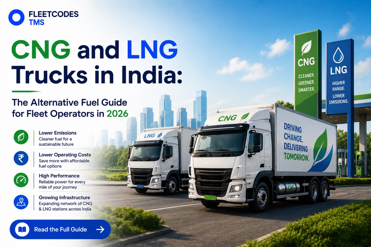 CNG and LNG Trucks in India: The Alternative Fuel Guide for Fleet Operators in 2026