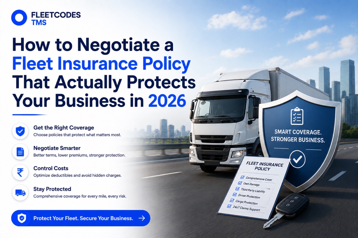 How to Negotiate a Fleet Insurance Policy That Actually Protects Your Business in 2026