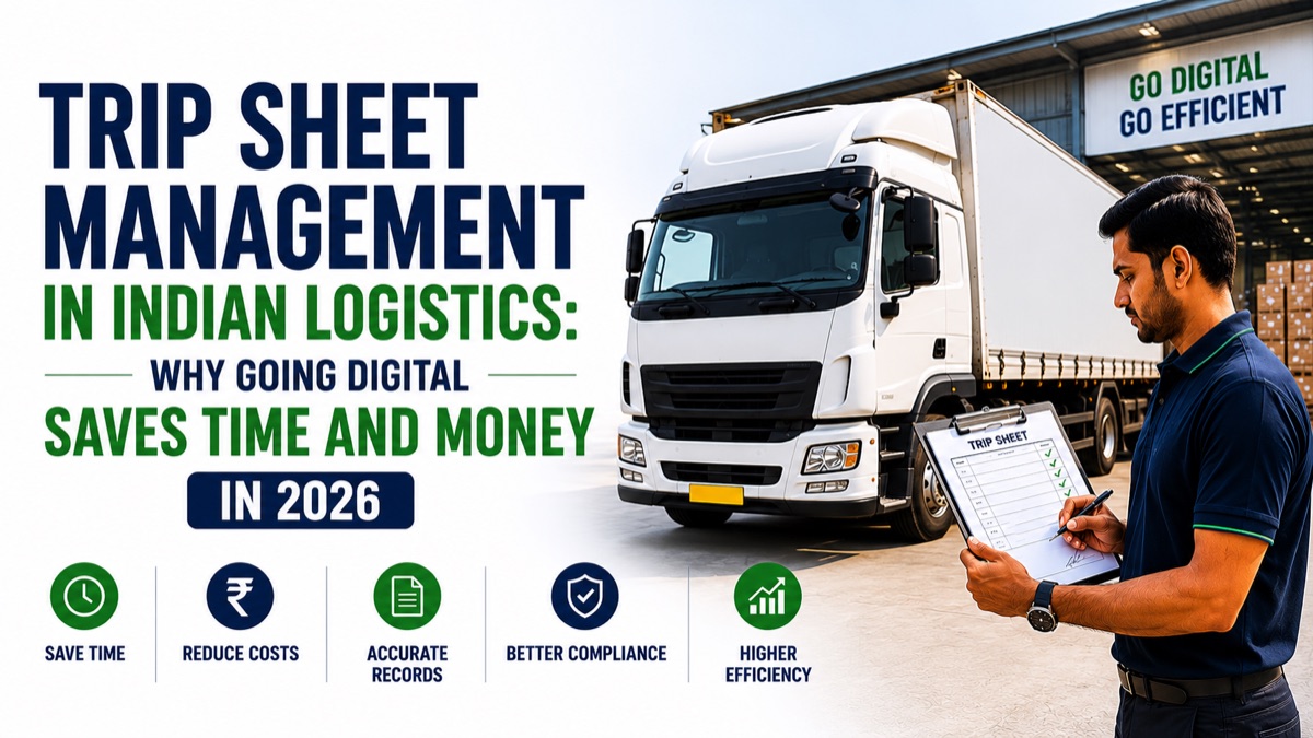 Trip Sheet Management in Indian Logistics: Why Going Digital Saves Time and Money in 2026