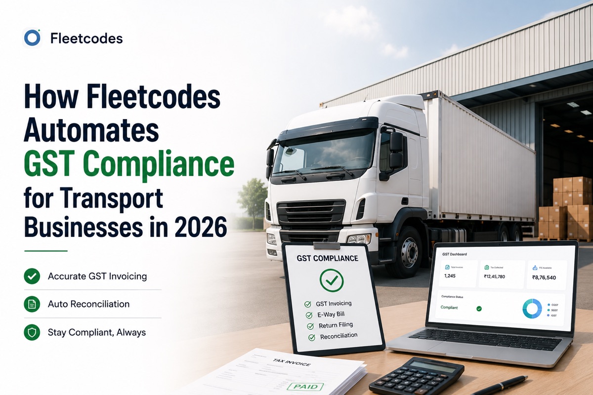How Fleetcodes Automates GST Compliance for Transport Businesses in 2026