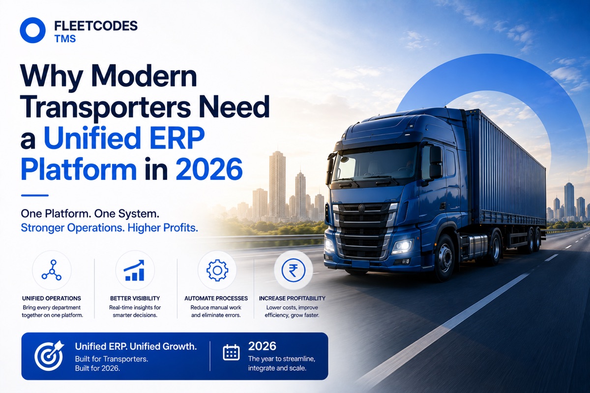 Why Modern Transporters Need a Unified ERP Platform in 2026