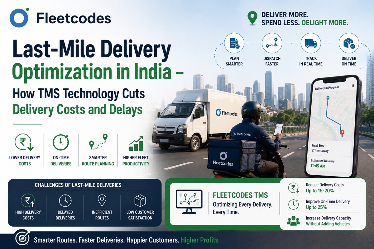 Last-Mile Delivery Optimization in India - How TMS Technology Cuts Delivery Costs and Delays