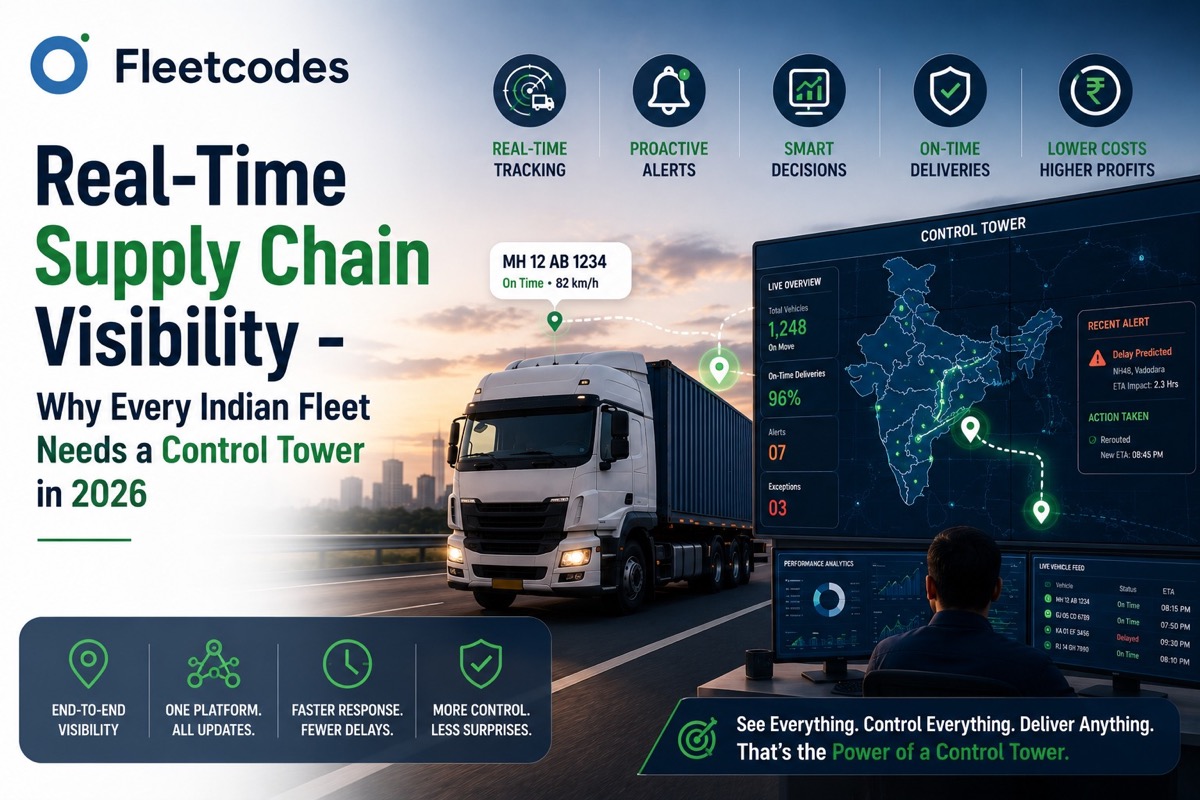 Real-Time Supply Chain Visibility - Why Every Indian Fleet Needs a Control Tower in 2026